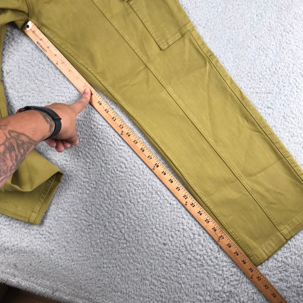 Judy Blue Cargo Pants Womens 16W Garment Dyed Matcha Green High Waist Jeans NEW - Picture 11 of 15